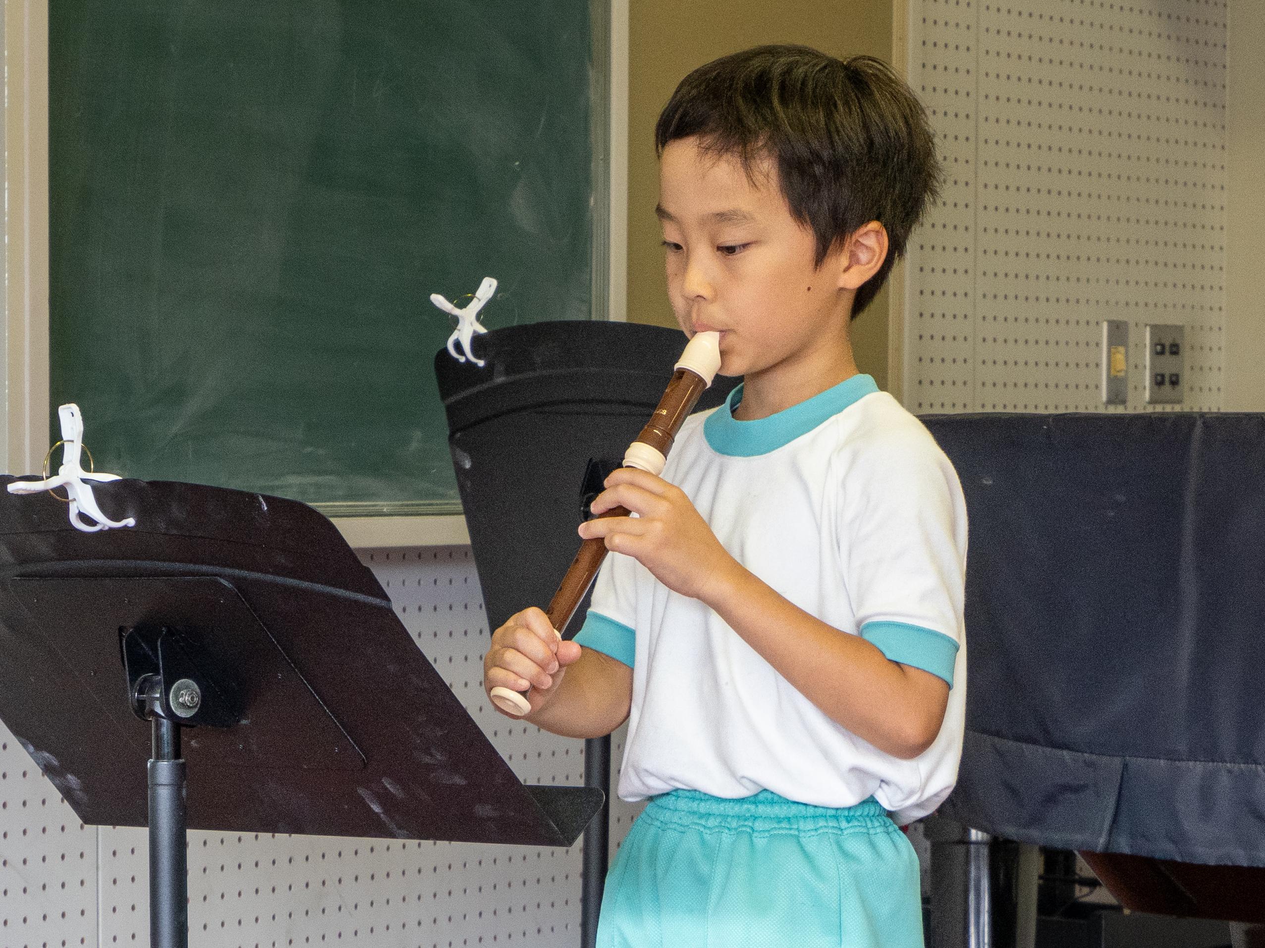 ３年生　音楽「リコーダーテスト」